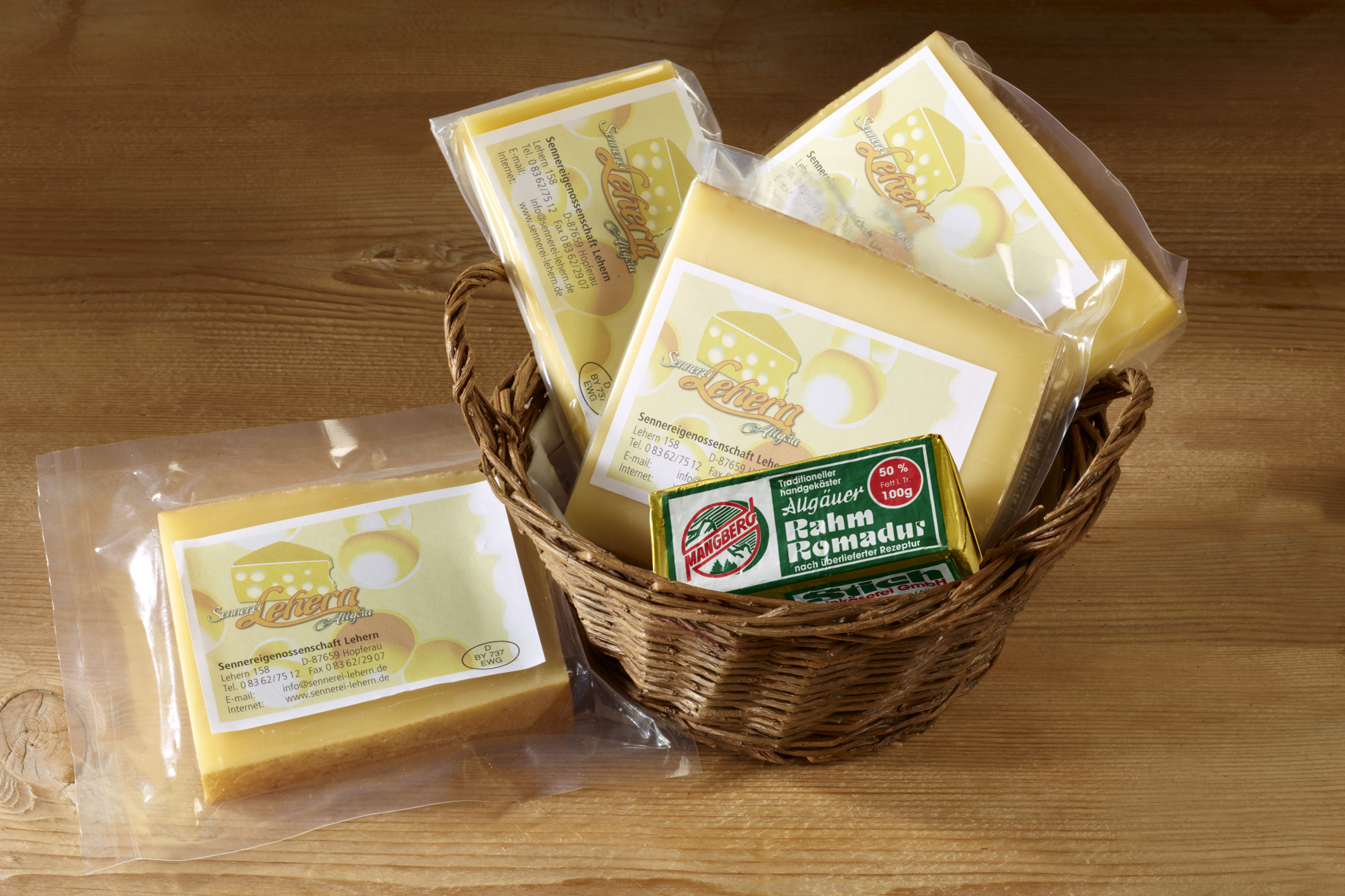 Geschenkkorb Käse