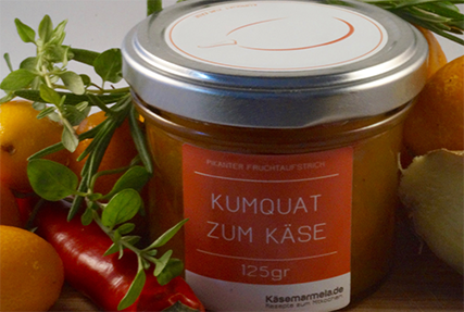 Kumquat zum Käse